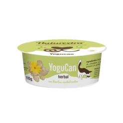 Yogur funcional Yogucan Herbal + Topping Liofilizado para perros y gatos 110 g NaturExtra