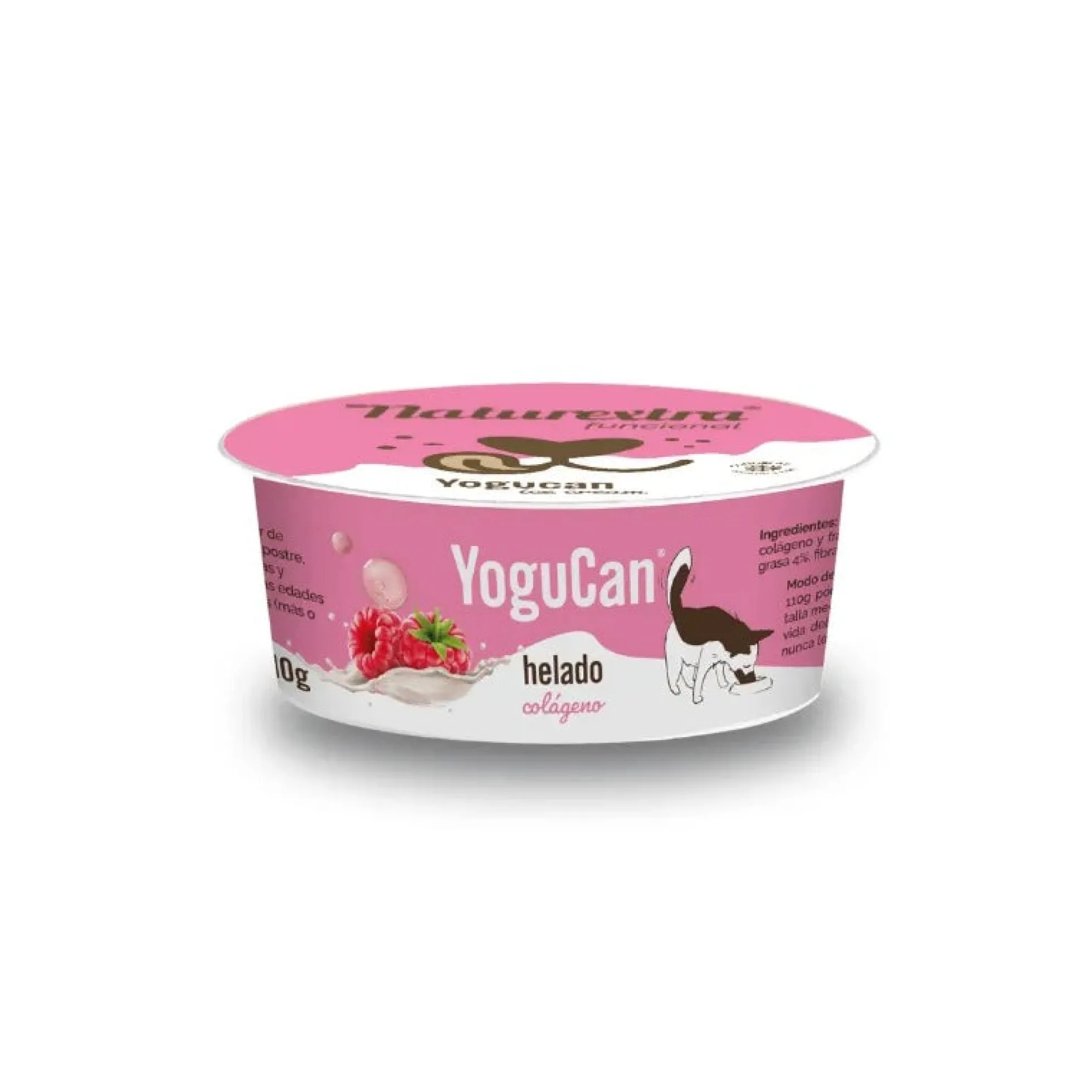 Yogur funcional Yogucan + Topping Liofilizado para perros y gatos 110 g NaturExtra