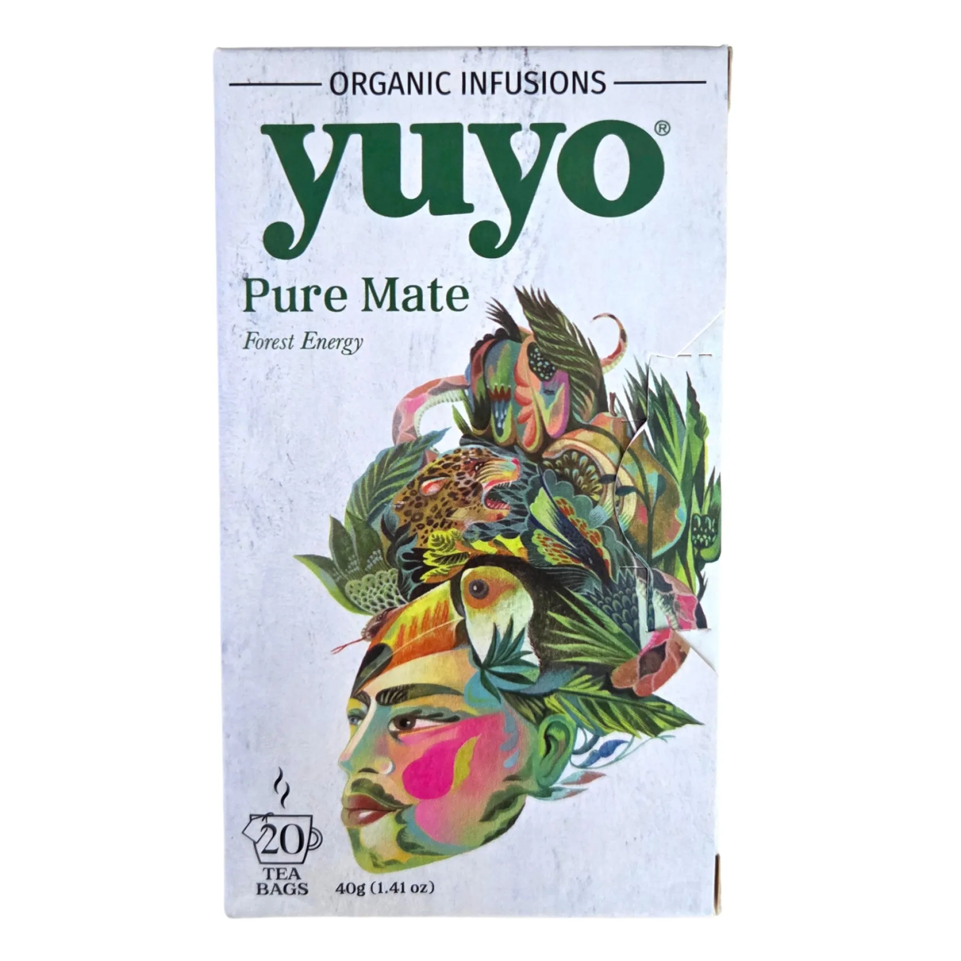 Yuyo Pure Té Mate – 20 Bolsitas Infusión Mate Bio