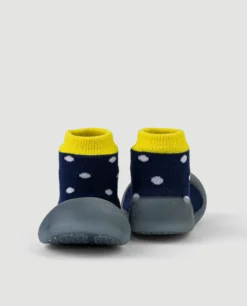 Zapatos De Bebé Que Cambian De Color Con La Luz Del Sol Polka Navy Bigtoes Chameleon L (21,5)