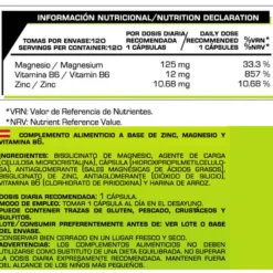 Zmb6 - 120 Cápsulas Vegetales - Zma - Iron Addict Labs