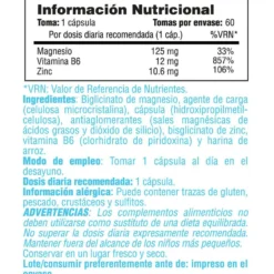 Zmb6 - 60 Cápsulas Vegetales - Zma - Smart Supplements