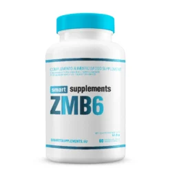 Zmb6 - 60 Cápsulas Vegetales - Zma - Smart Supplements