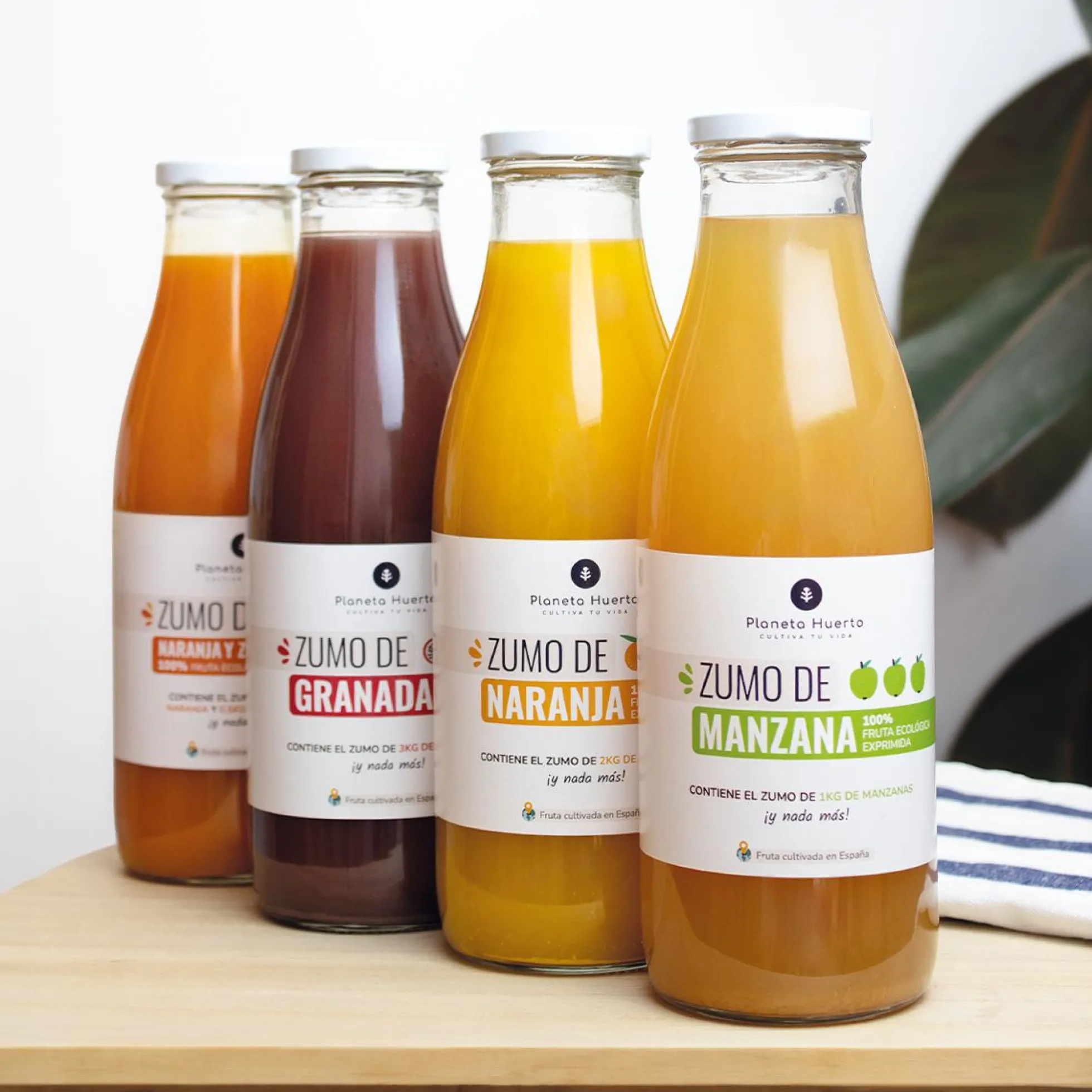 Zumo de Granada 100% fruta exprimida Eco Planeta Huerto 750ml