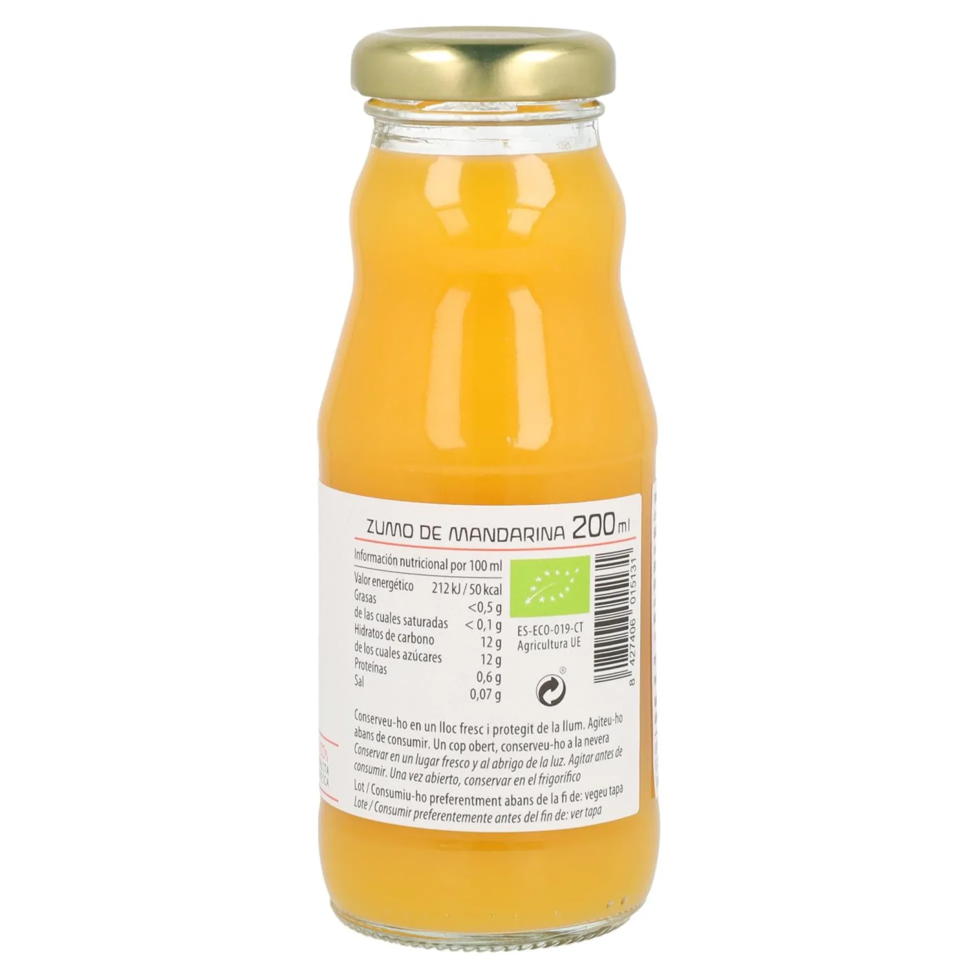 Zumo de Mandarina ECO Cal Valls 1 L