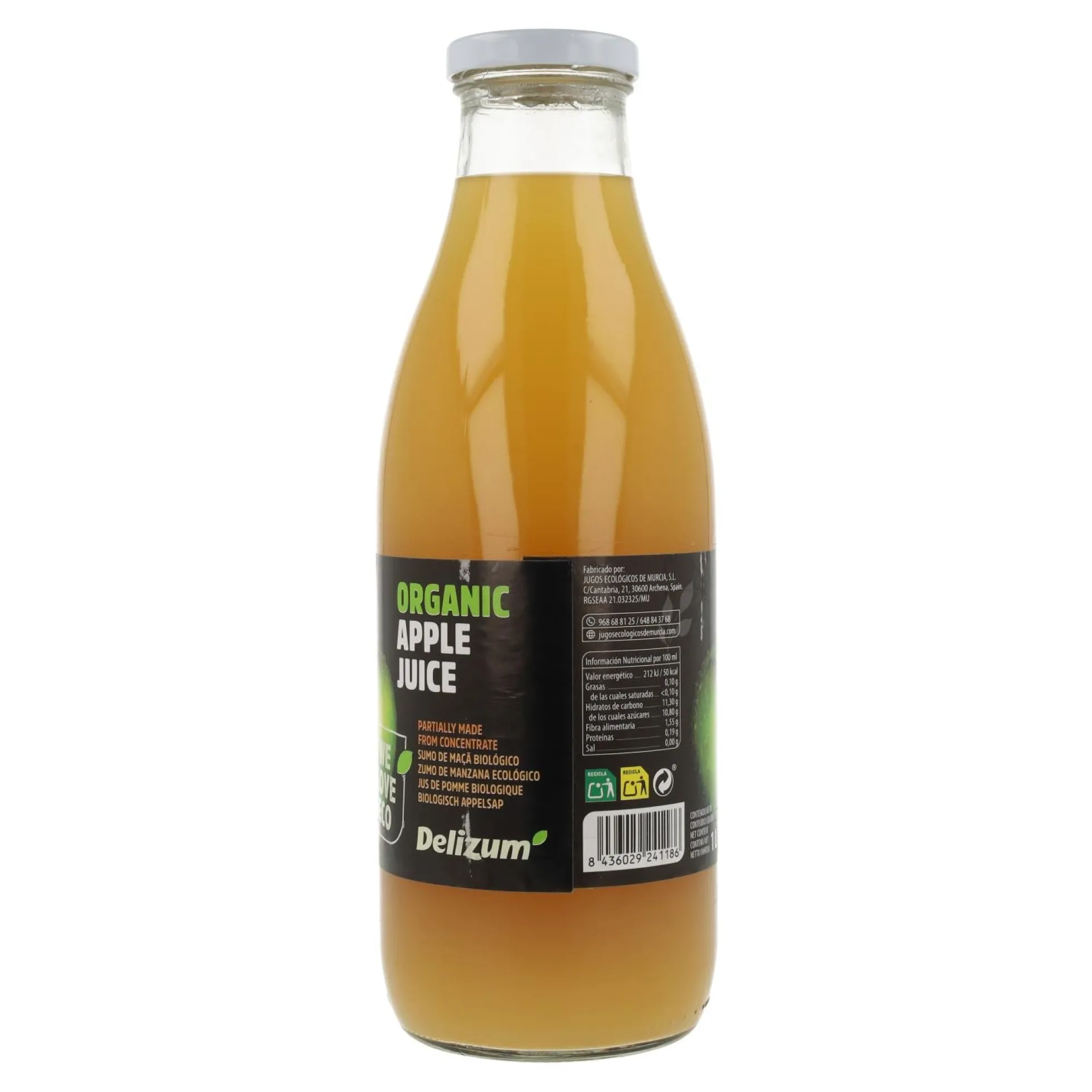 Zumo de Manzana ecológico Delizum 1 L