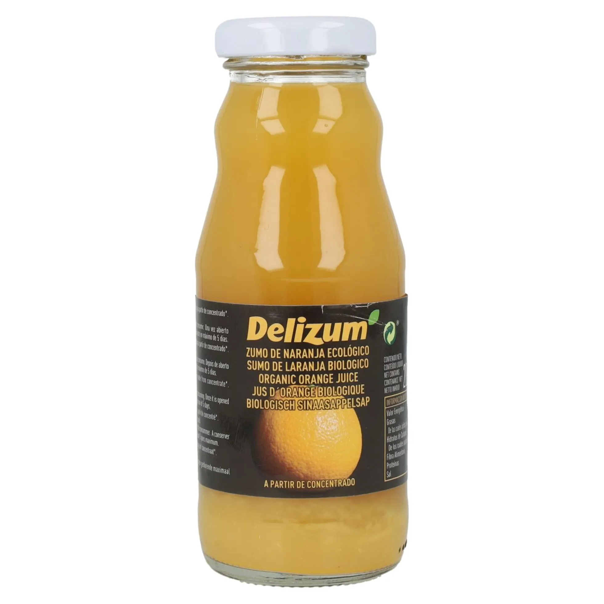 Zumo de Naranja ecológico Delizum 1 Litro