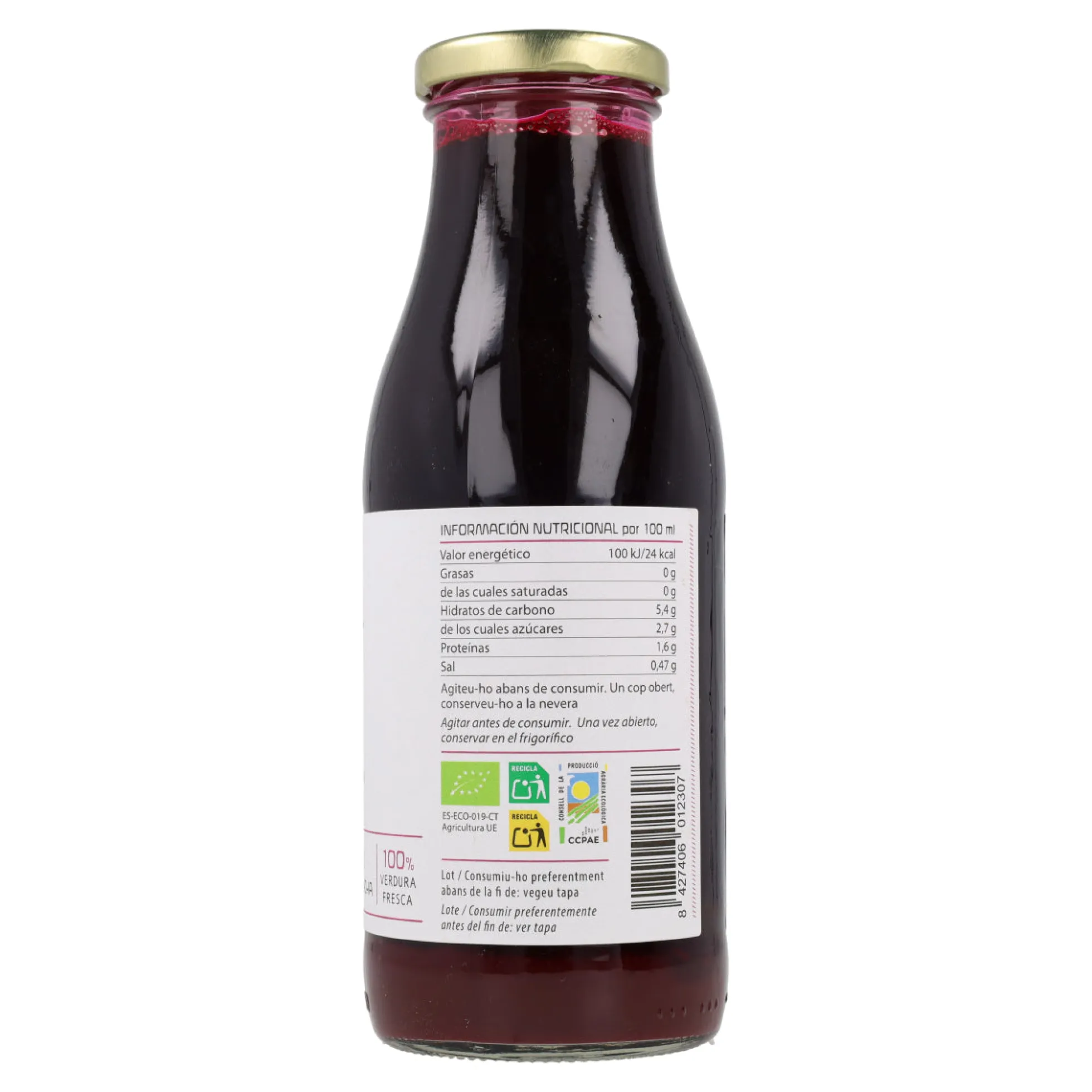 Zumo de Remolacha Eco Cal Valls 500ml