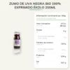 Zumo de Uva Negra BIO 100% exprimido Ékolo 200ml